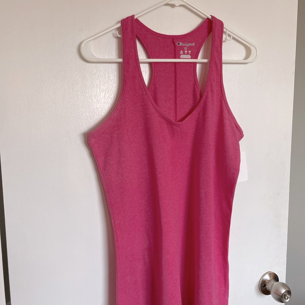 Champion Basic Pink Tank Top - Size M - Picture 2 of 8